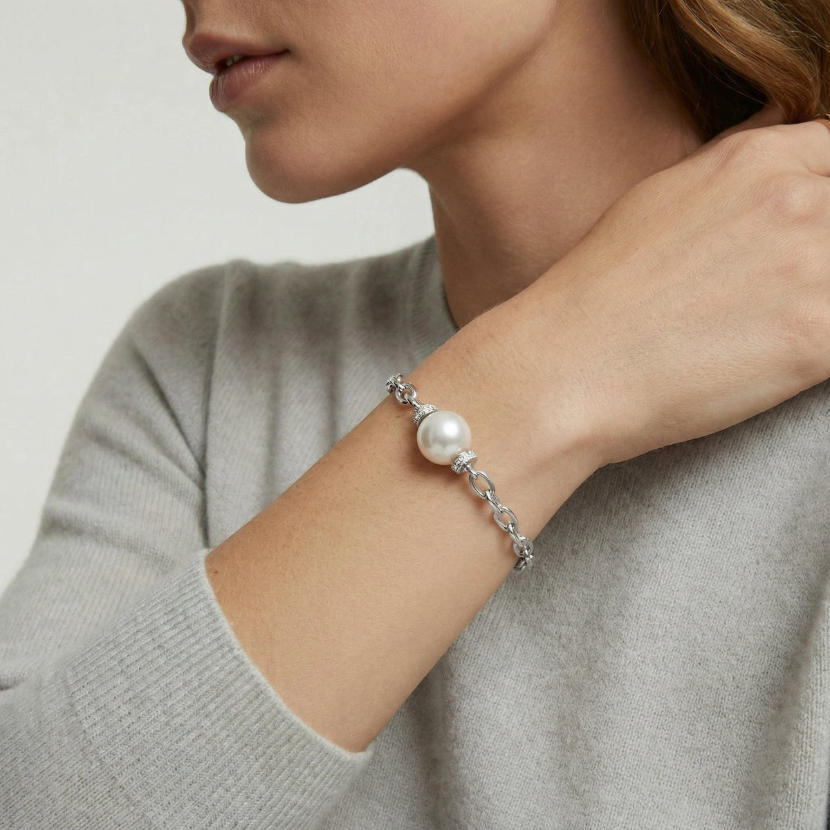 Pearl Chain Bracelet | 3EyeJewEls
