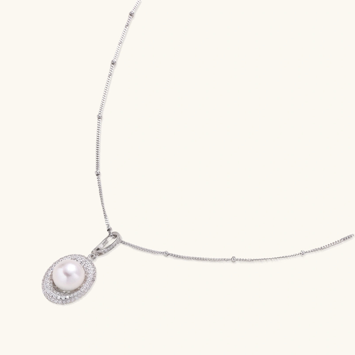 Pearl Halo Necklace | 3EyeJewEls