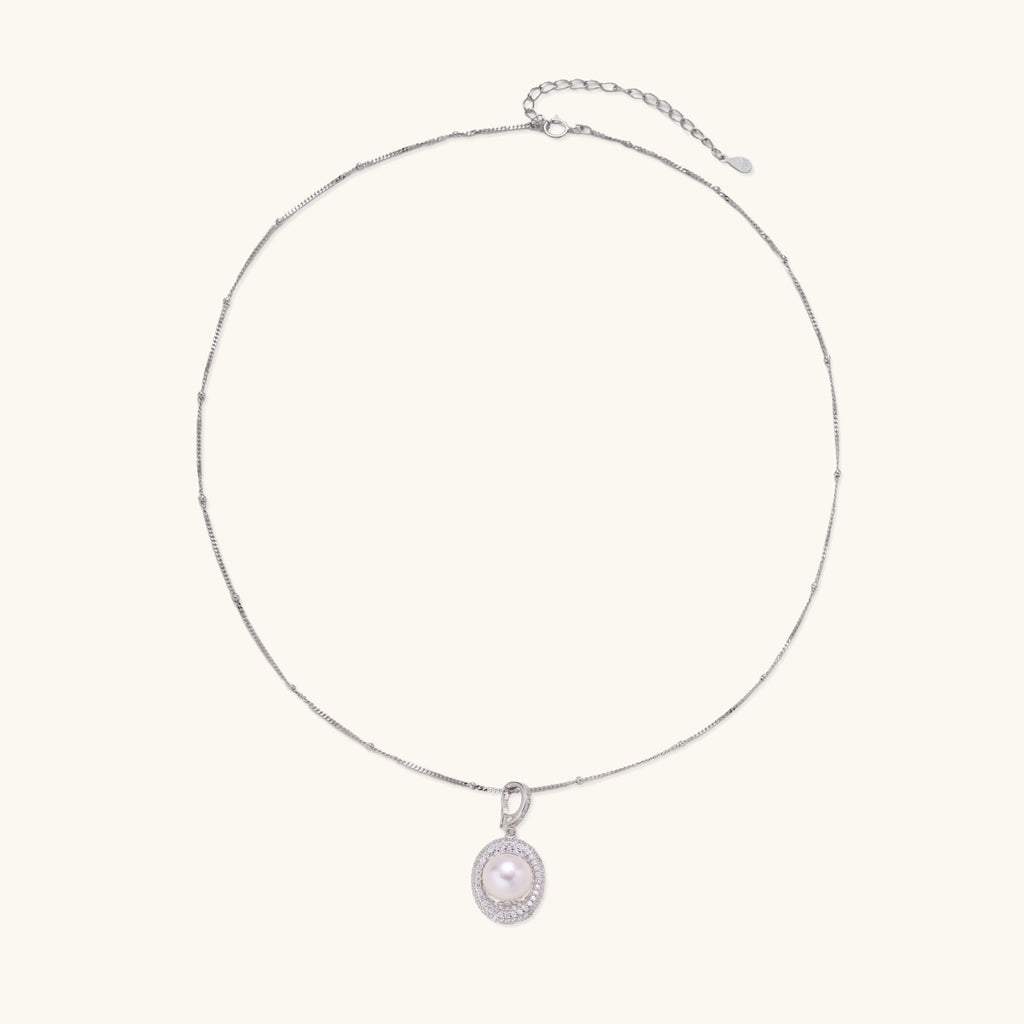 Pearl Halo Necklace | 3EyeJewEls