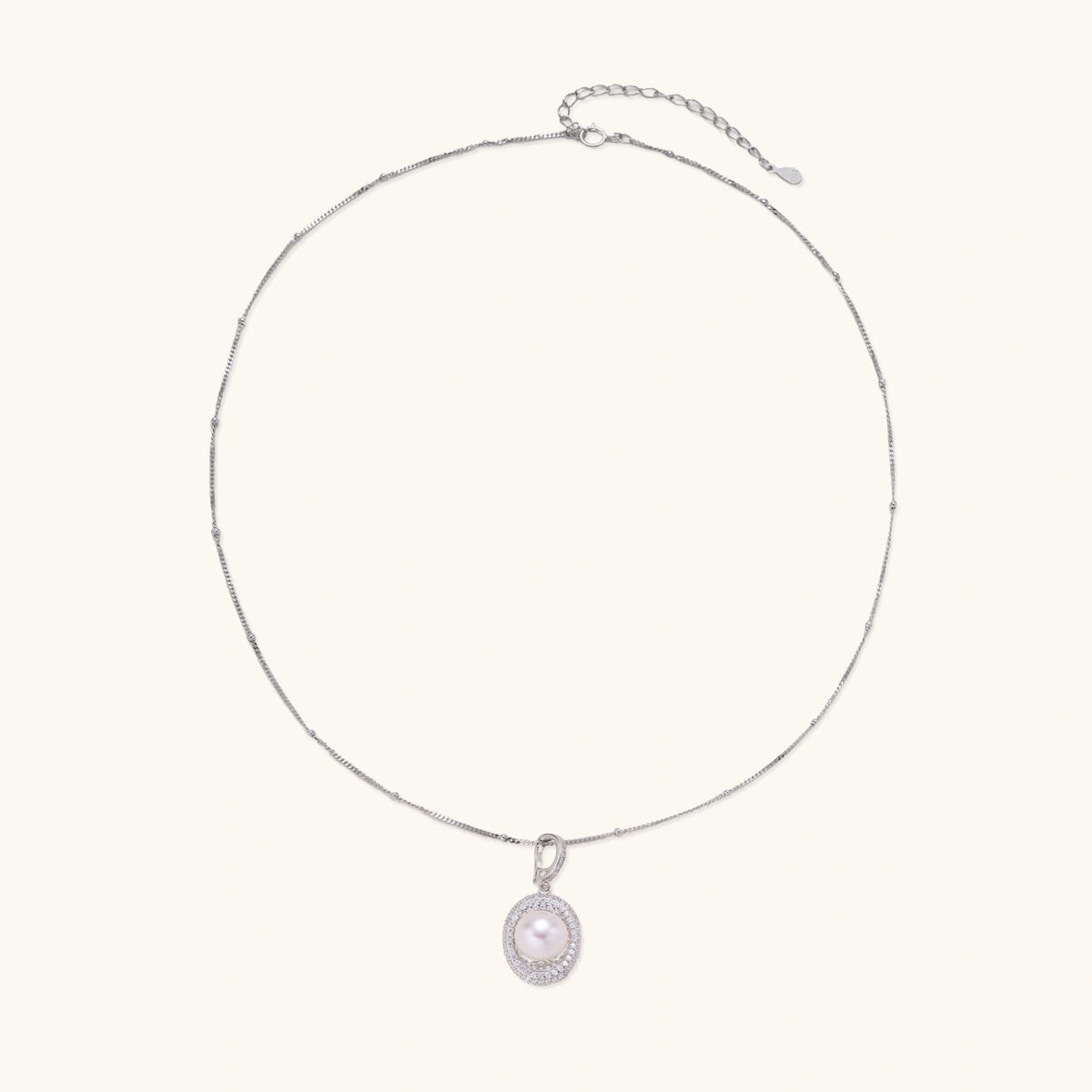 Pearl Halo Necklace | 3EyeJewEls