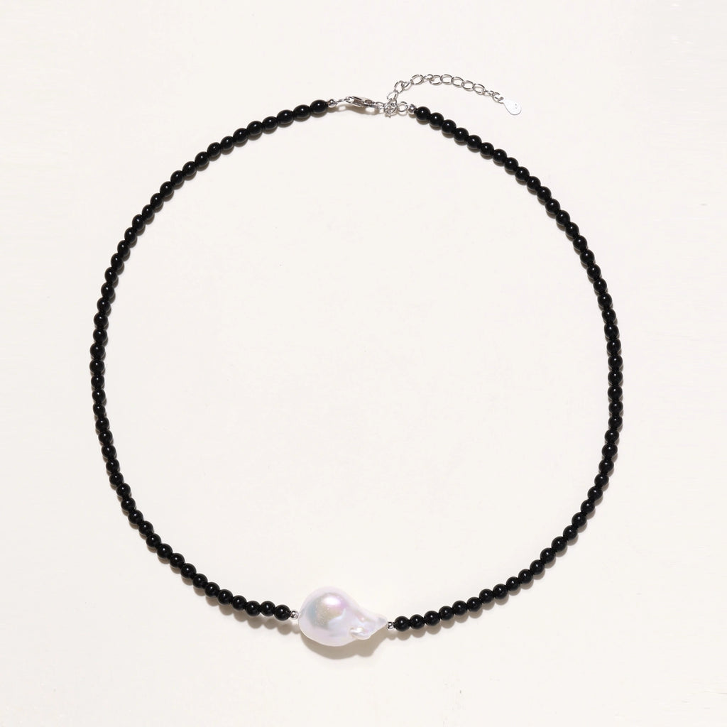Midnight Pearl Necklace | 3EyeJewEls