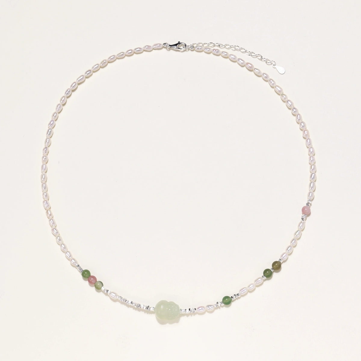 Jade Garden Pearl Necklace | 3EyeJewEls