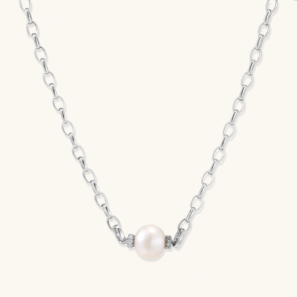Luna Pearl Chain Necklace | 3EyeJewEls