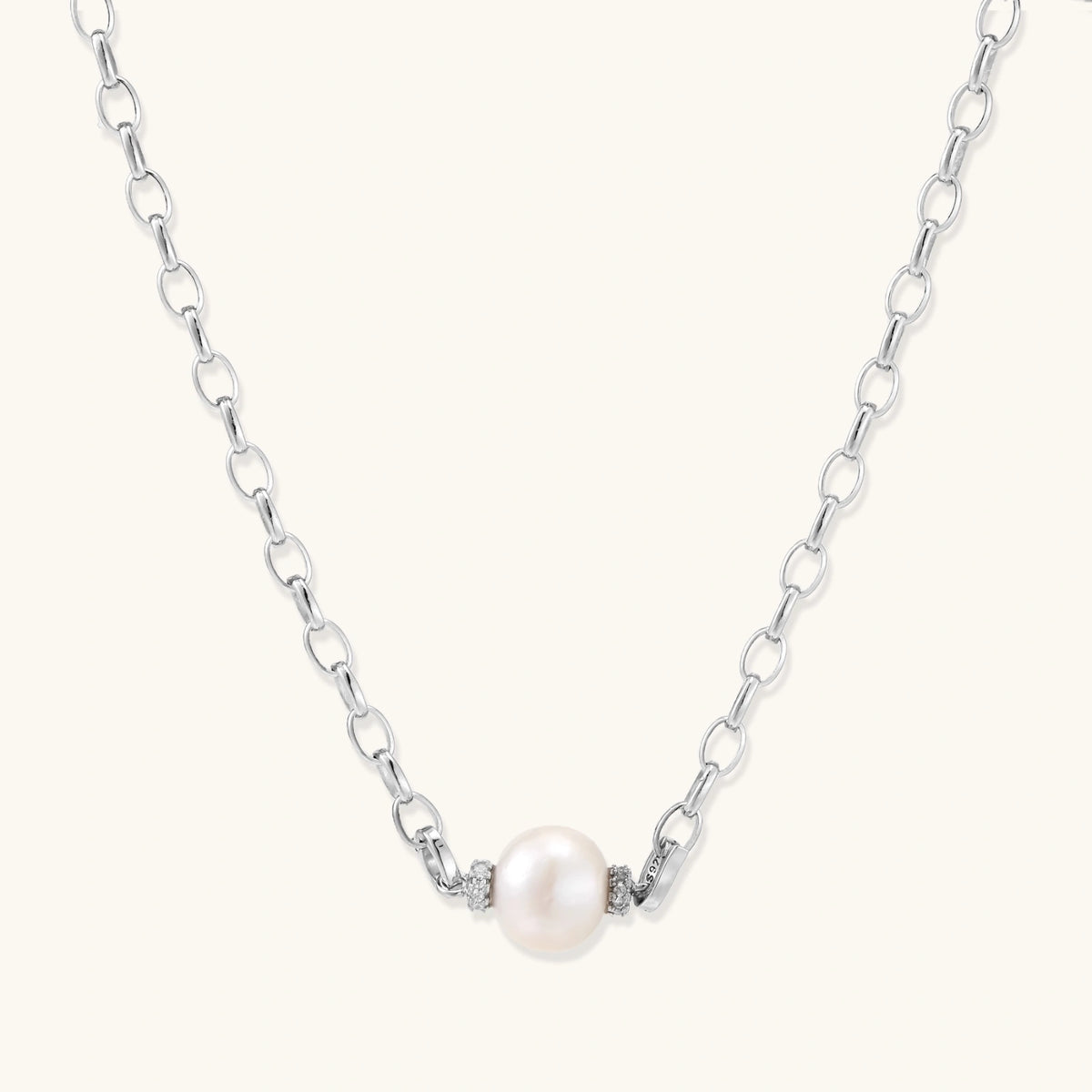 Luna Pearl Chain Necklace | 3EyeJewEls