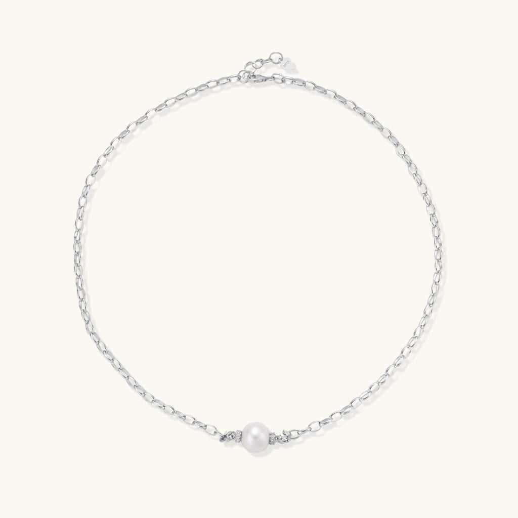 Luna Pearl Chain Necklace | 3EyeJewEls