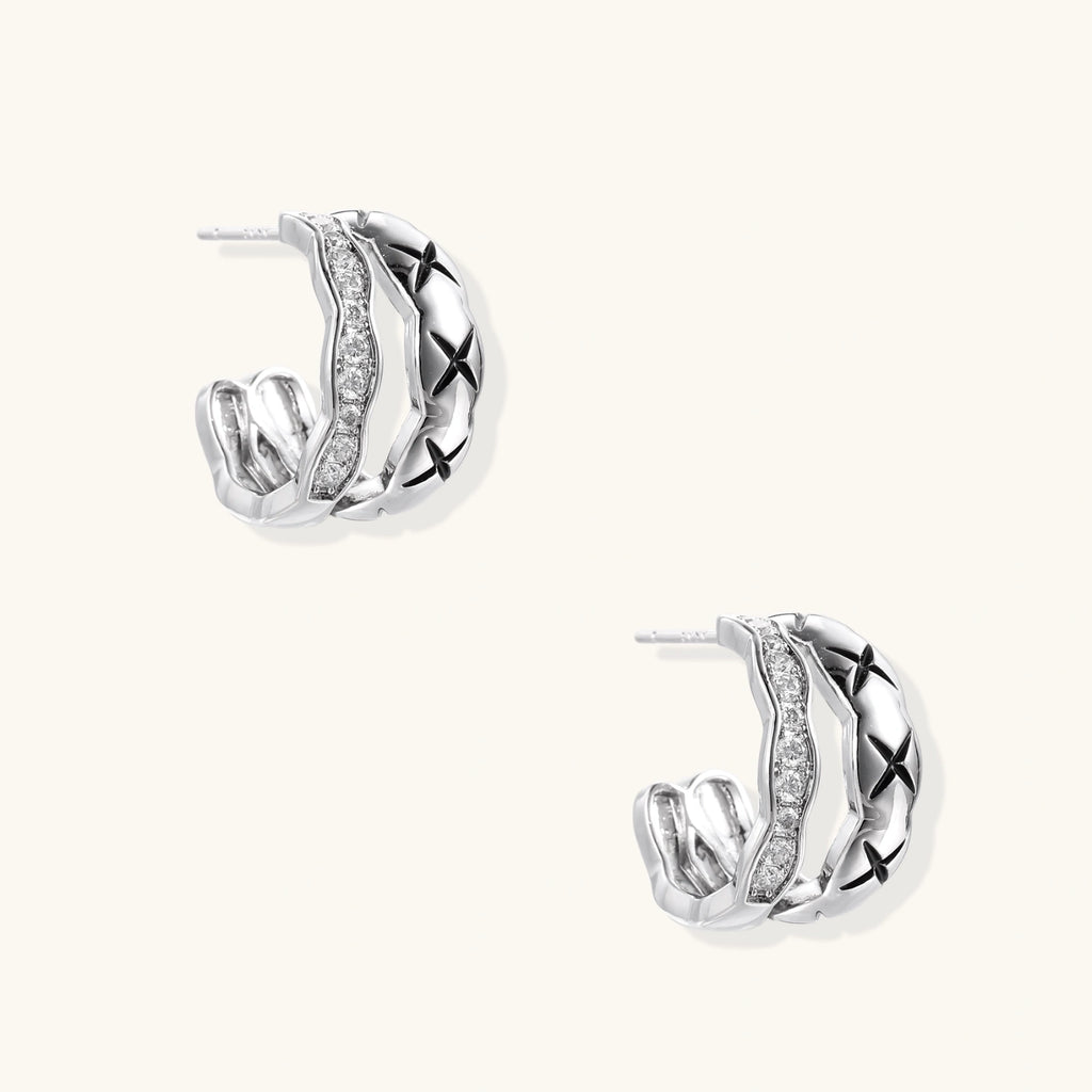 Twisted X Hoops | 3EyeJewEls