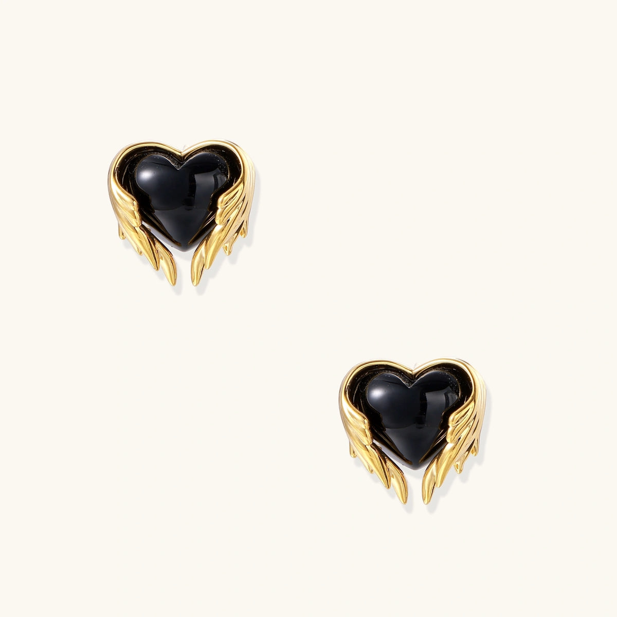 Angel Heart Studs | 3EyeJewEls