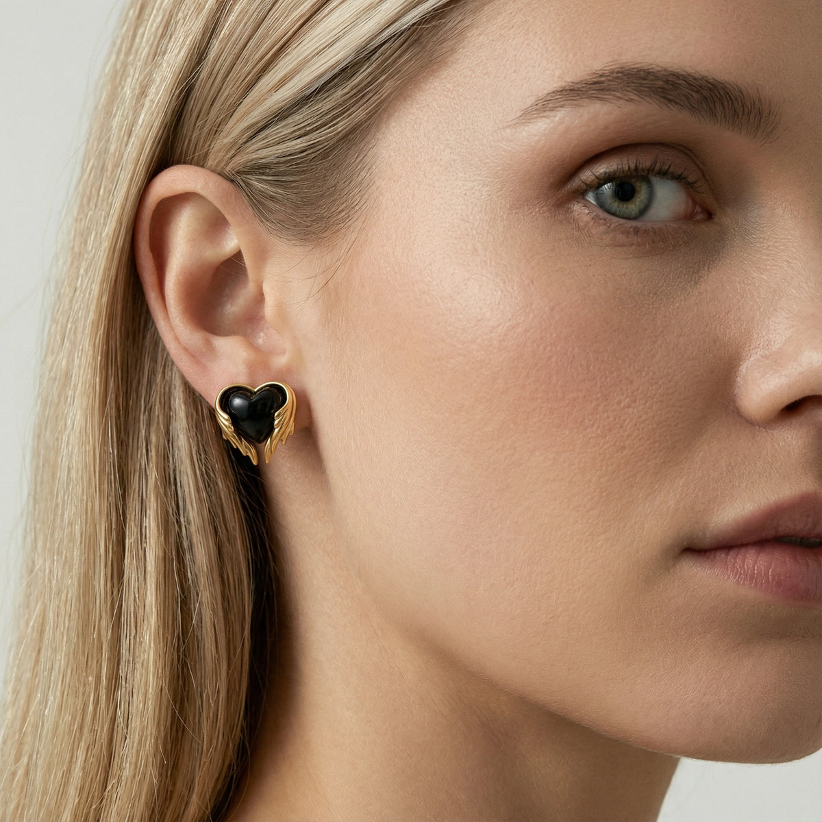 Angel Heart Studs | 3EyeJewEls