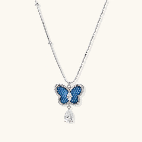 Azure Dream Butterfly Necklace | 3EyeJewEls