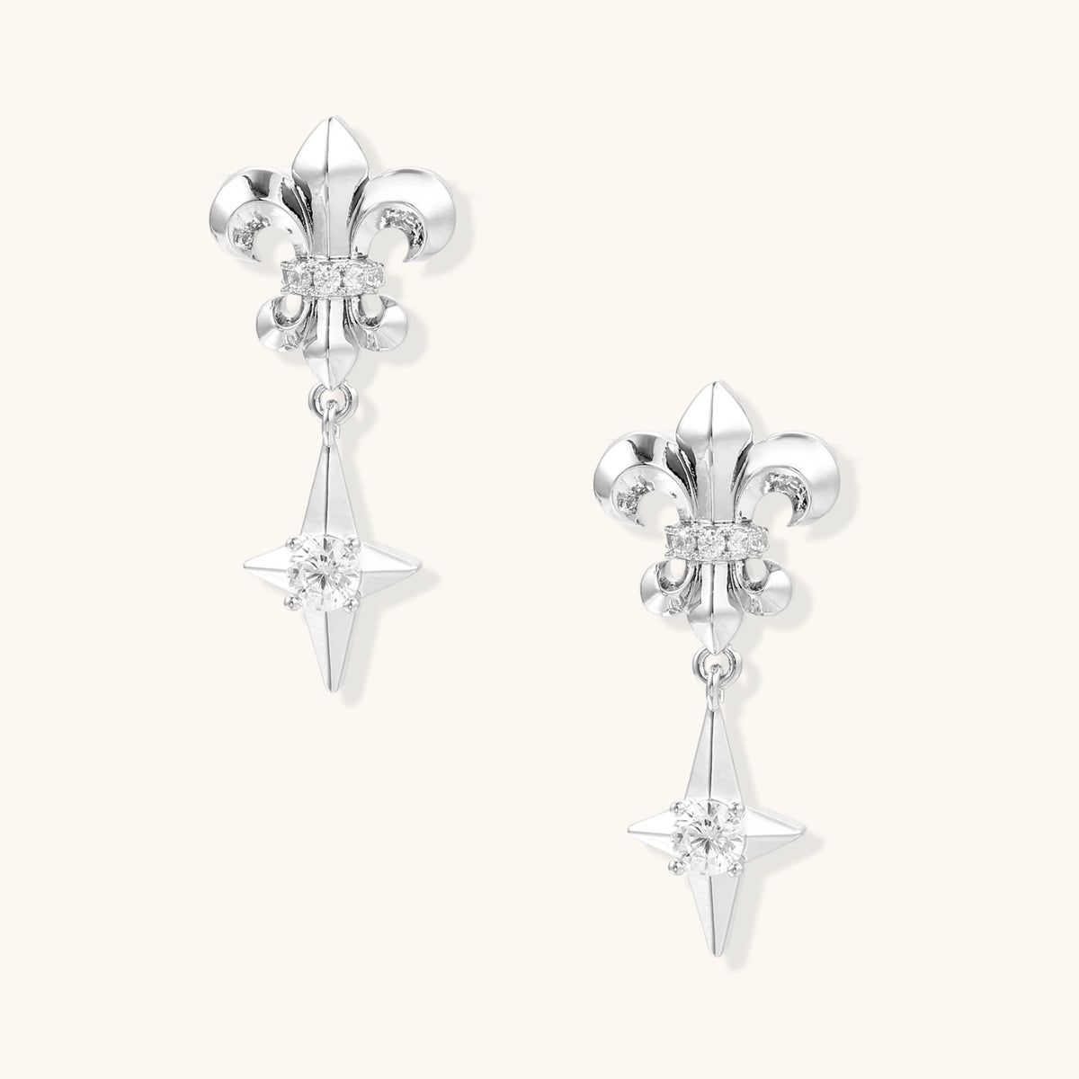 Royal Fleur Drop Earrings | 3EyeJewEls