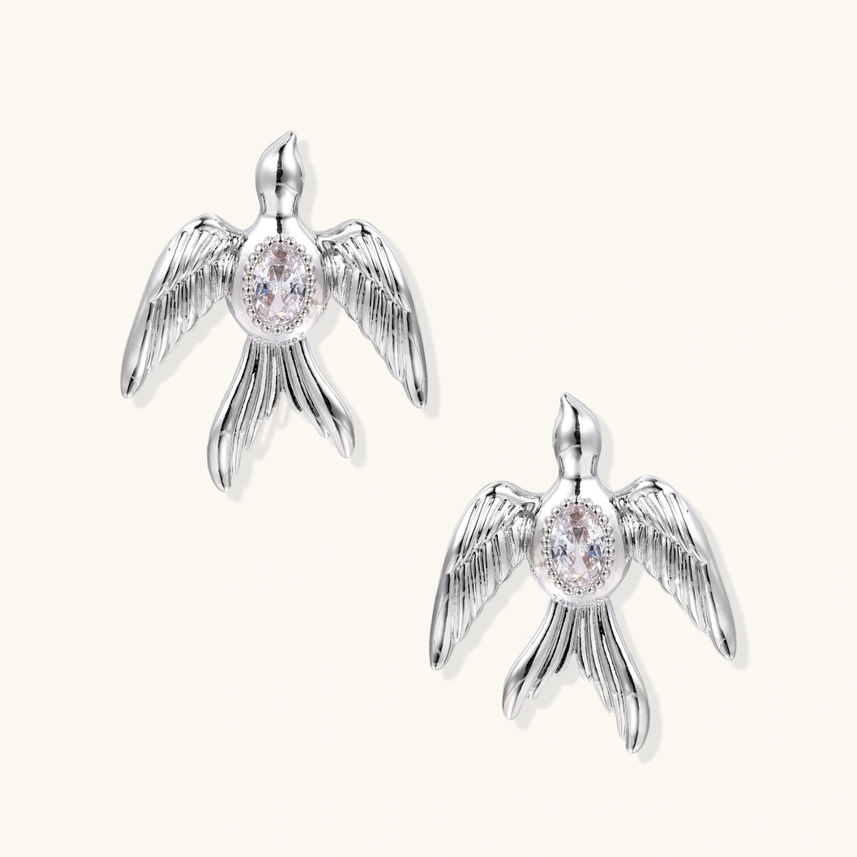 Silver Phoenix Studs | 3EyeJewEls
