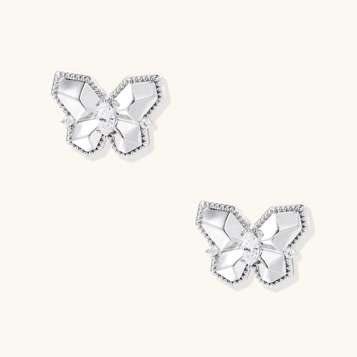 Crystal Butterfly Studs | 3EyeJewEls