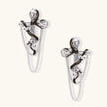 Serpent Cross Chain Earrings | 3EyeJewEls