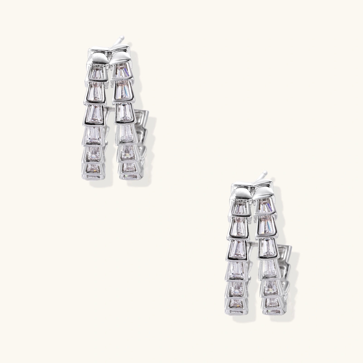 Crystal Avenue Hoops | 3EyeJewEls