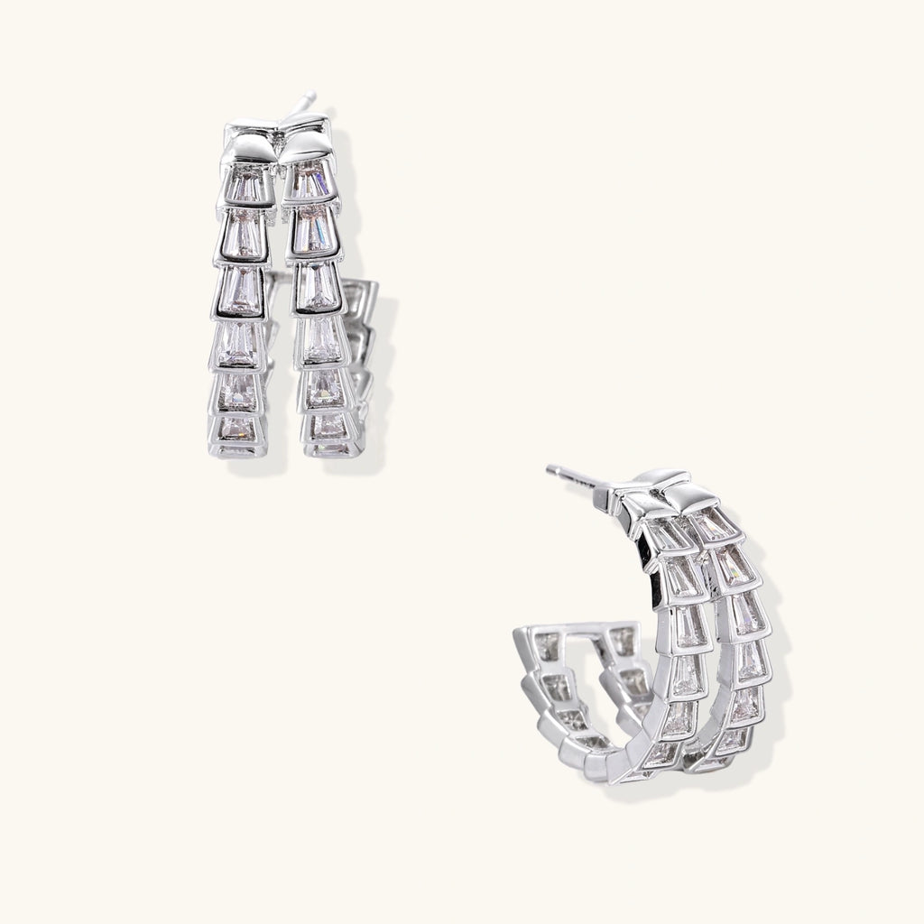 Crystal Avenue Hoops | 3EyeJewEls