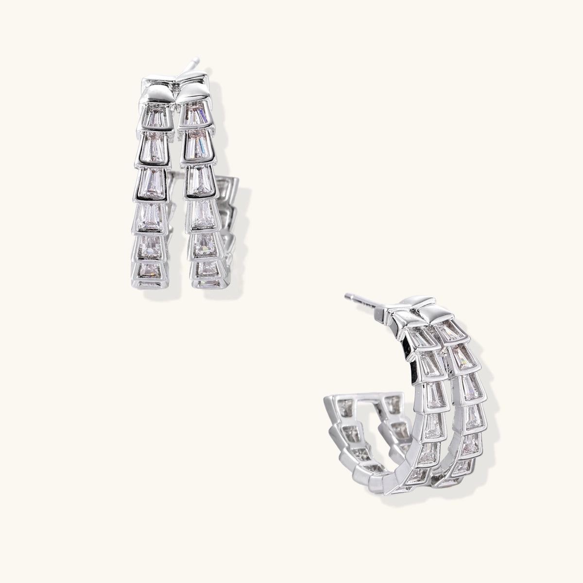 Crystal Avenue Hoops | 3EyeJewEls