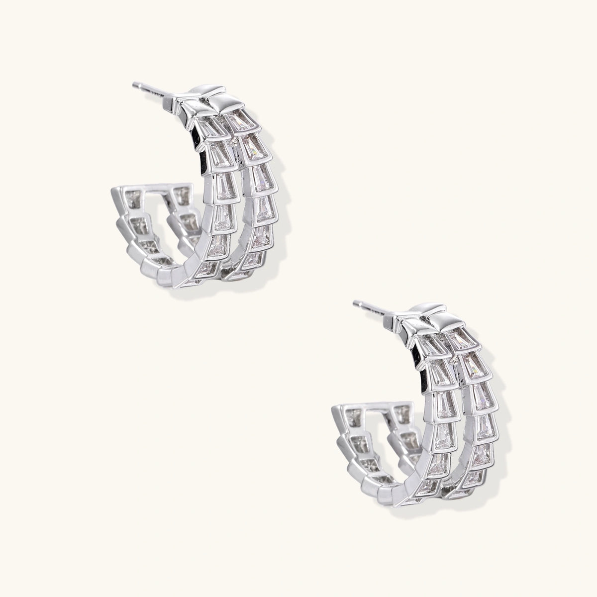 Crystal Avenue Hoops | 3EyeJewEls