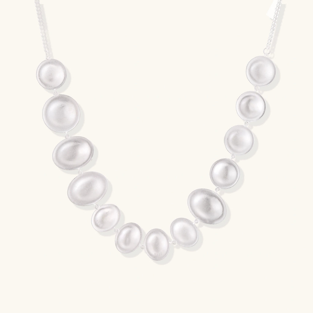 Lunar Pearl Arc Necklace | 3EyeJewEls