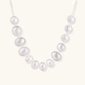 Lunar Pearl Arc Necklace | 3EyeJewEls