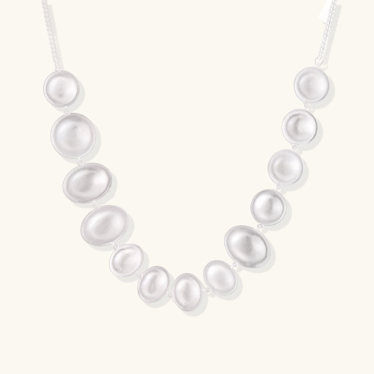 Lunar Pearl Arc Necklace | 3EyeJewEls