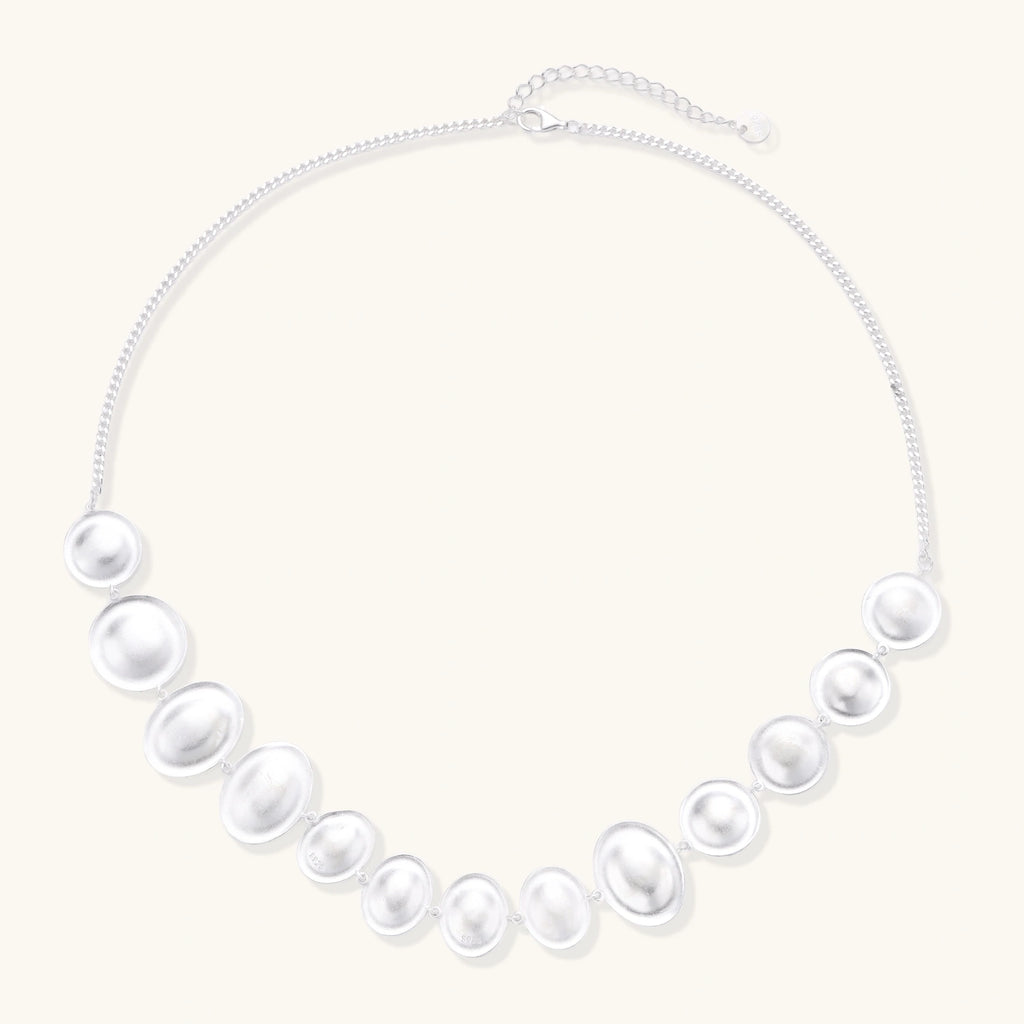 Lunar Pearl Arc Necklace | 3EyeJewEls