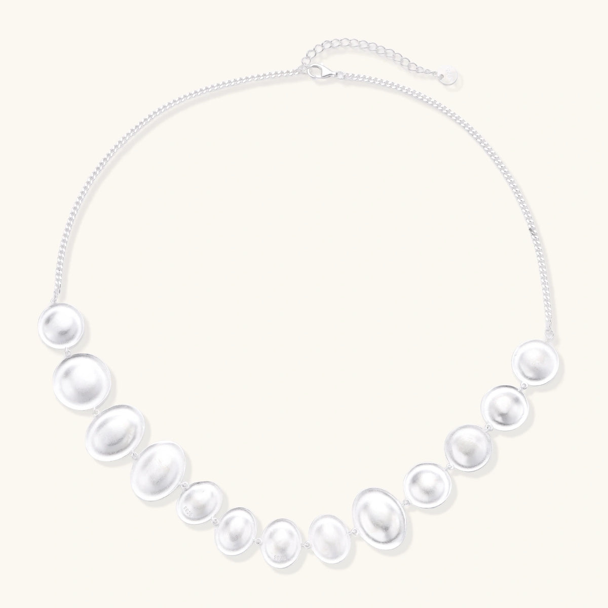 Lunar Pearl Arc Necklace | 3EyeJewEls