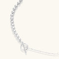 Silver Sphere Gradient Necklace | 3EyeJewEls