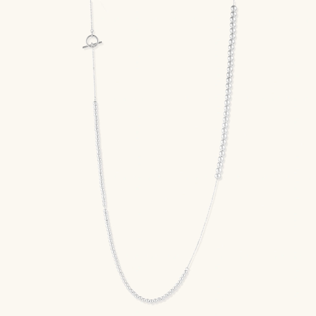 Silver Sphere Gradient Necklace | 3EyeJewEls