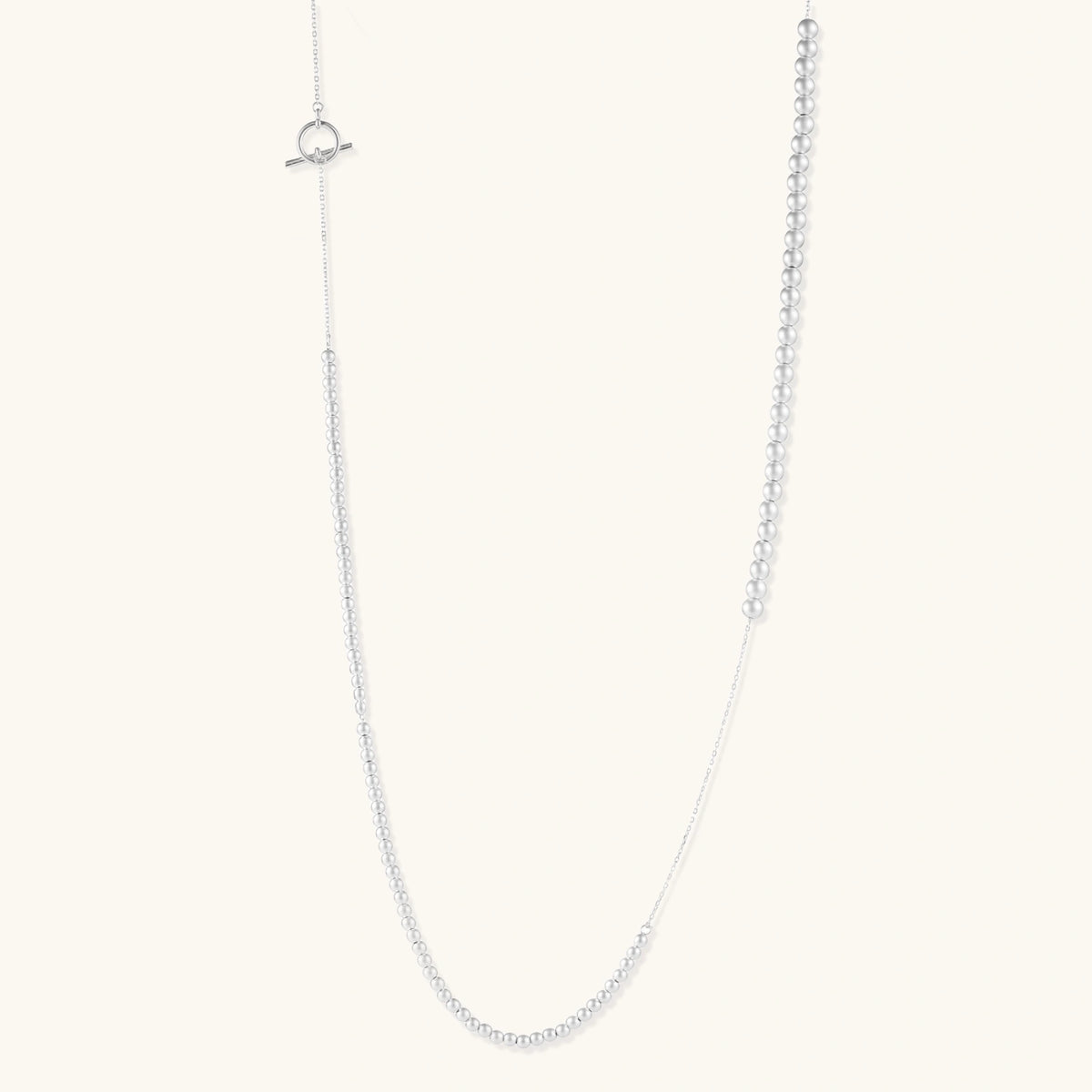 Silver Sphere Gradient Necklace | 3EyeJewEls