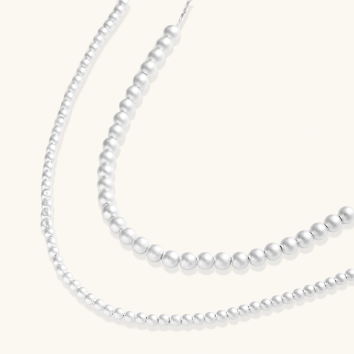 Silver Sphere Gradient Necklace | 3EyeJewEls