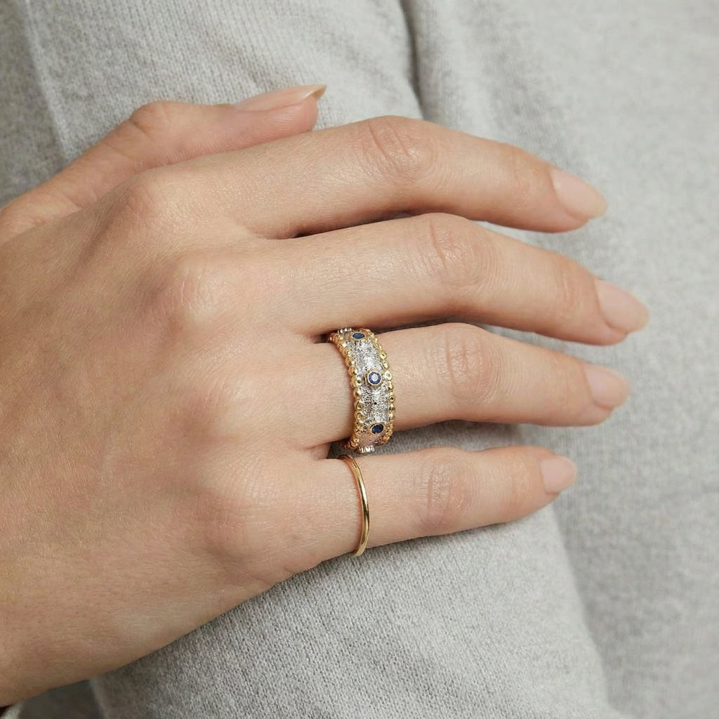 Azure Dreams Band Ring | 3EyeJewEls