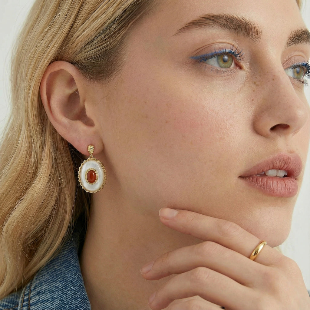 Golden Hour Drop Earrings | 3EyeJewEls