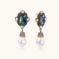 Celestial Pearl Drop Earrings | 3EyeJewEls