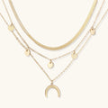 Golden Crescent Layer Set | 3EyeJewEls