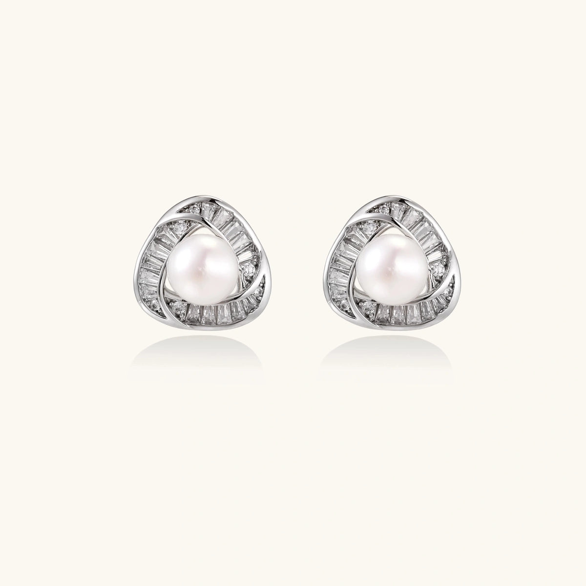 Luminous Pearl Triangles | 3EyeJewEls