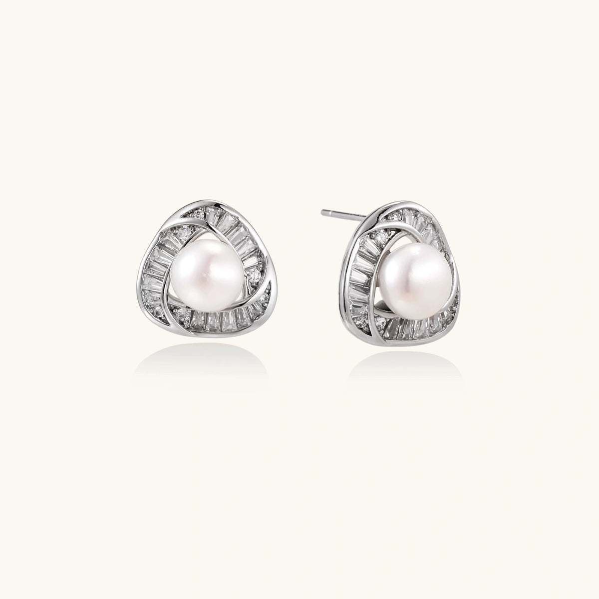 Luminous Pearl Triangles | 3EyeJewEls
