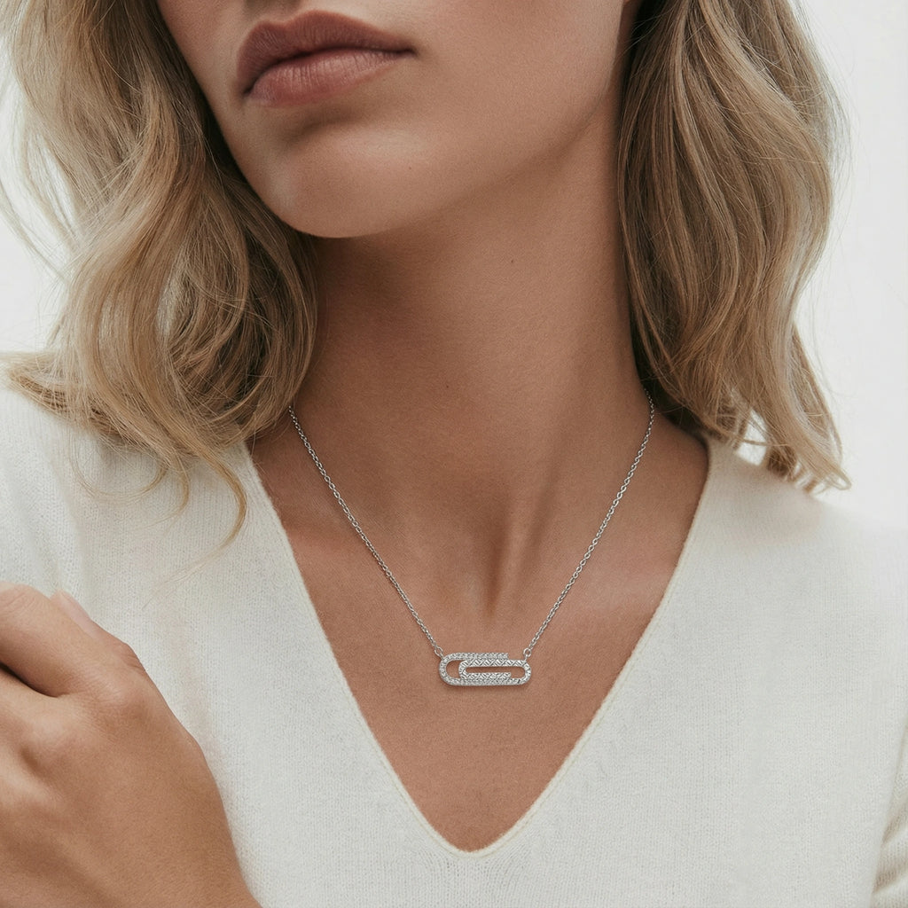 Luxe Oval Link Necklace | 3EyeJewEls