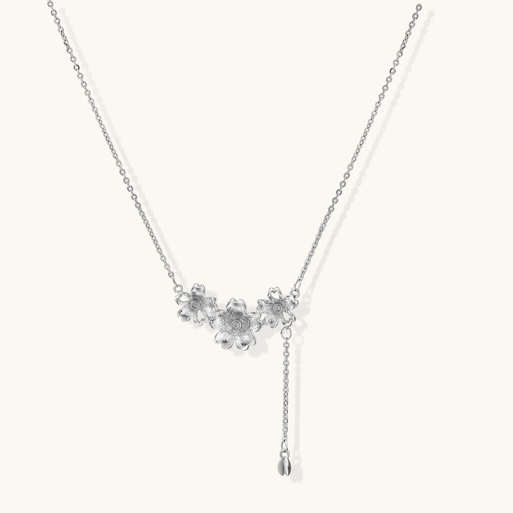 Silver Bloom Lariat | 3EyeJewEls
