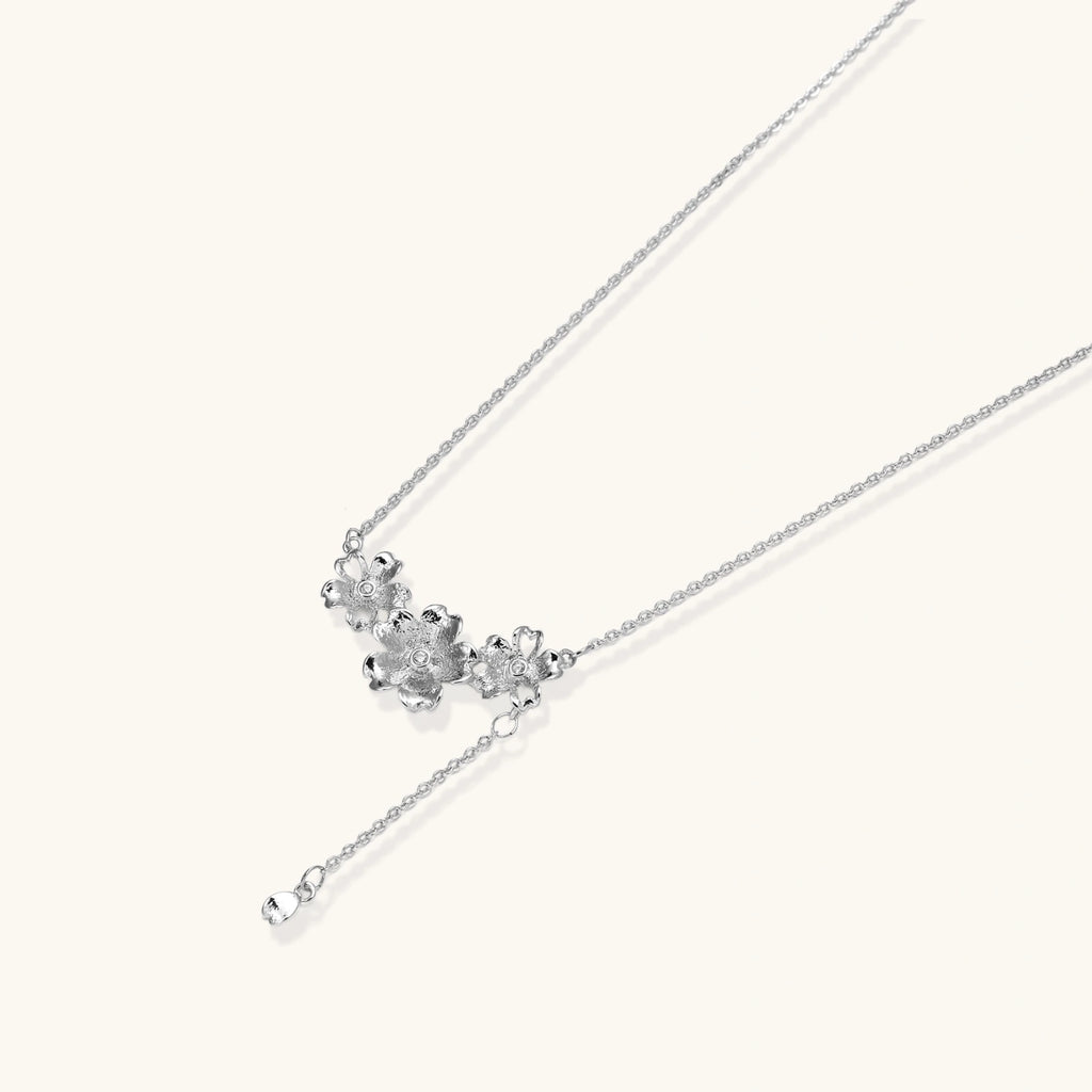 Silver Bloom Lariat | 3EyeJewEls