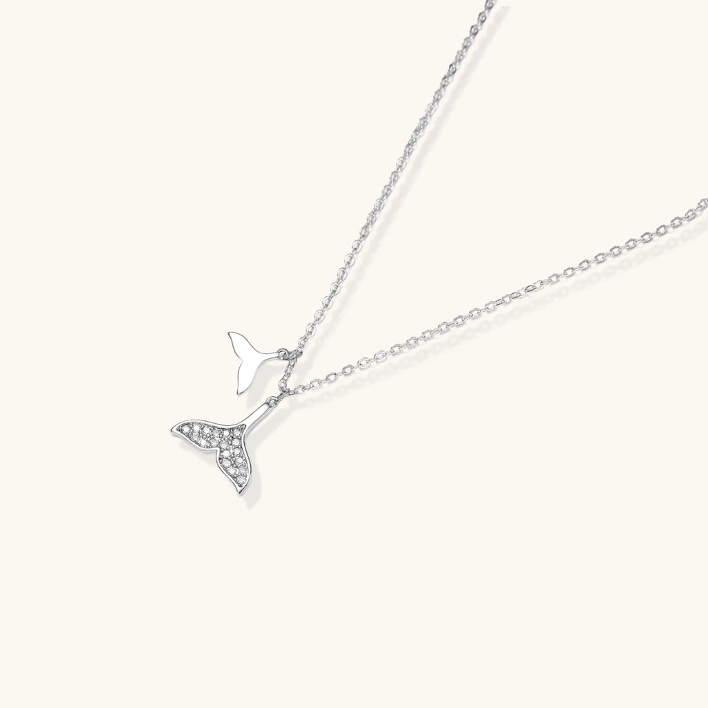 Whale Tail Crystal Necklace | 3EyeJewEls