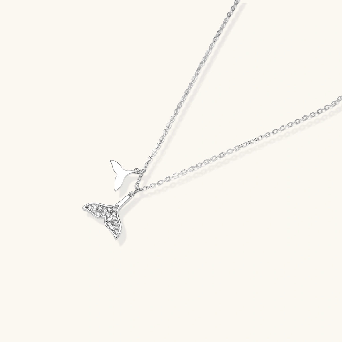 Whale Tail Crystal Necklace | 3EyeJewEls