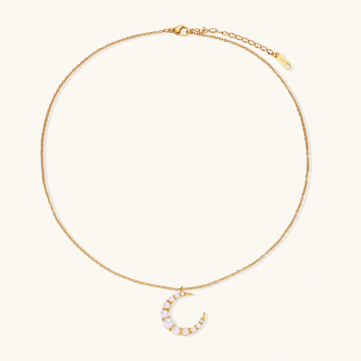 Luna Pearl Crescent Necklace | 3EyeJewEls