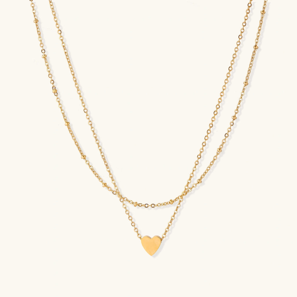 Layered Heart Necklace | 3EyeJewEls