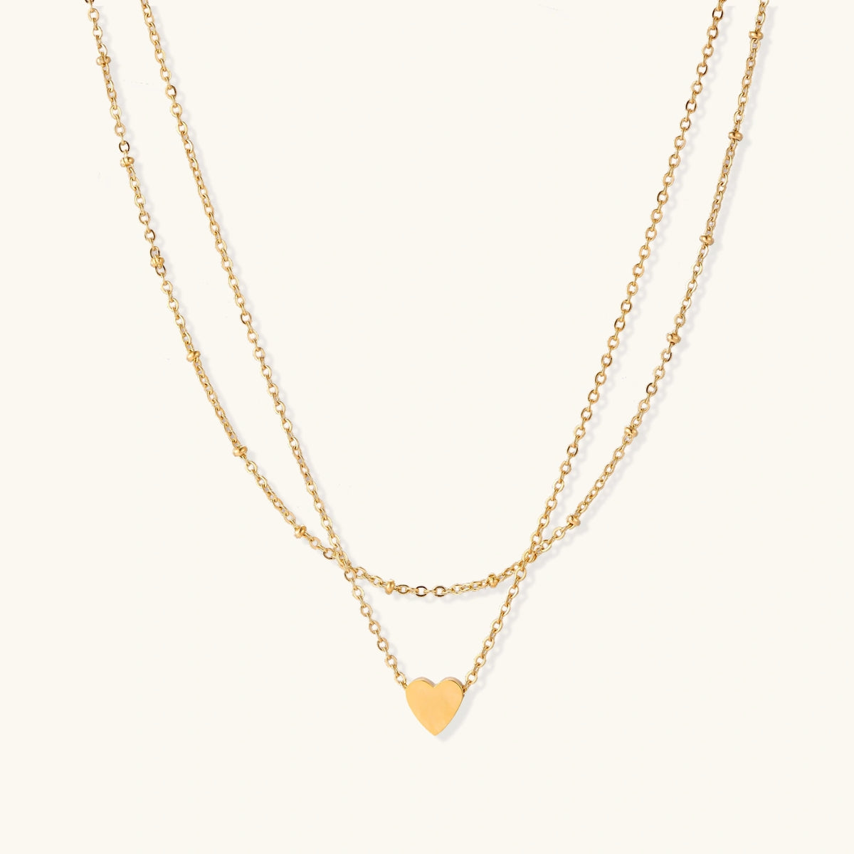 Layered Heart Necklace | 3EyeJewEls