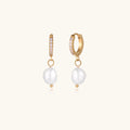 Pearl Drop Hoops | 3EyeJewEls