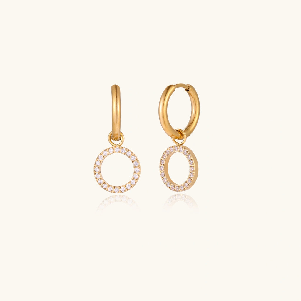 Halo Circle Hoops | 3EyeJewEls