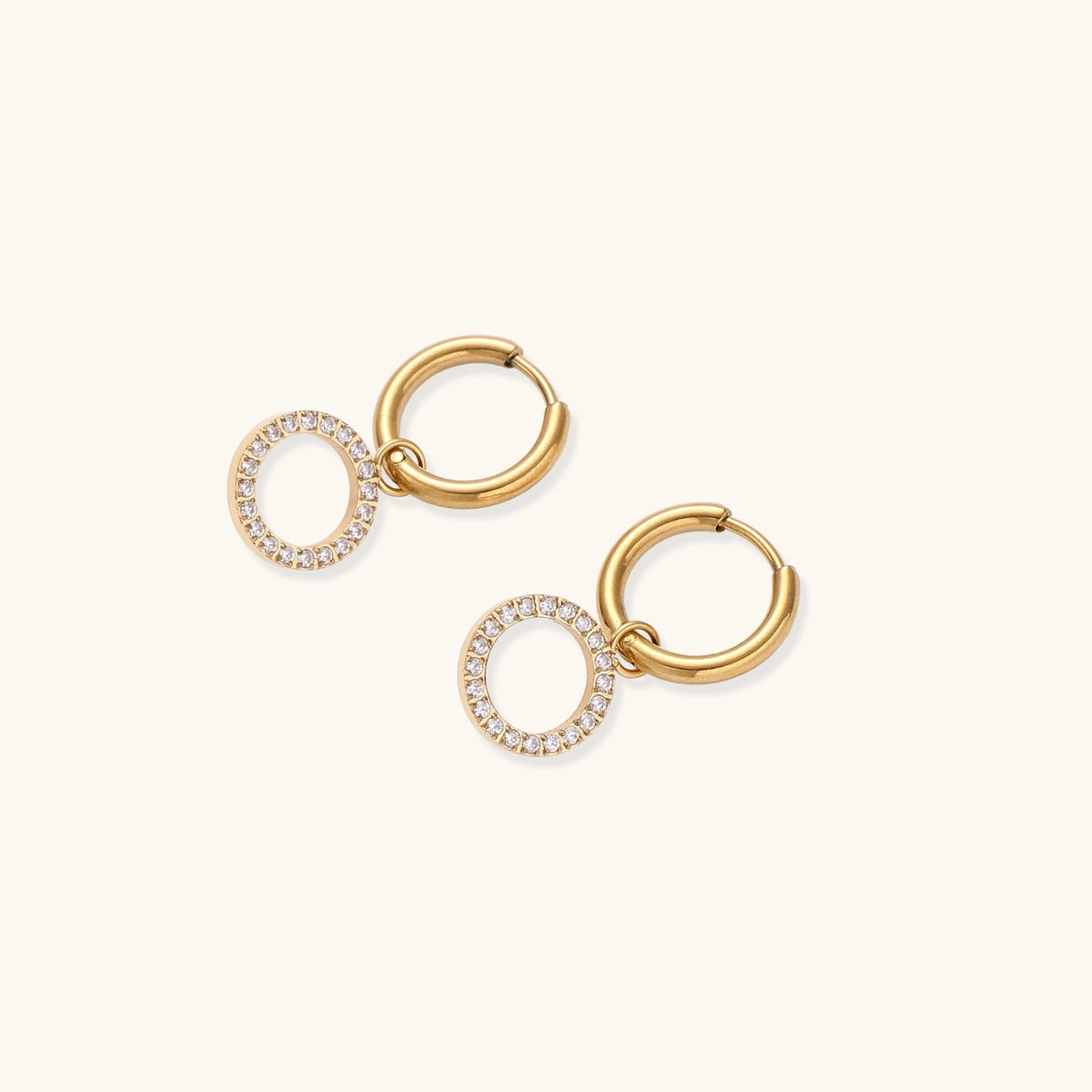 Halo Circle Hoops | 3EyeJewEls