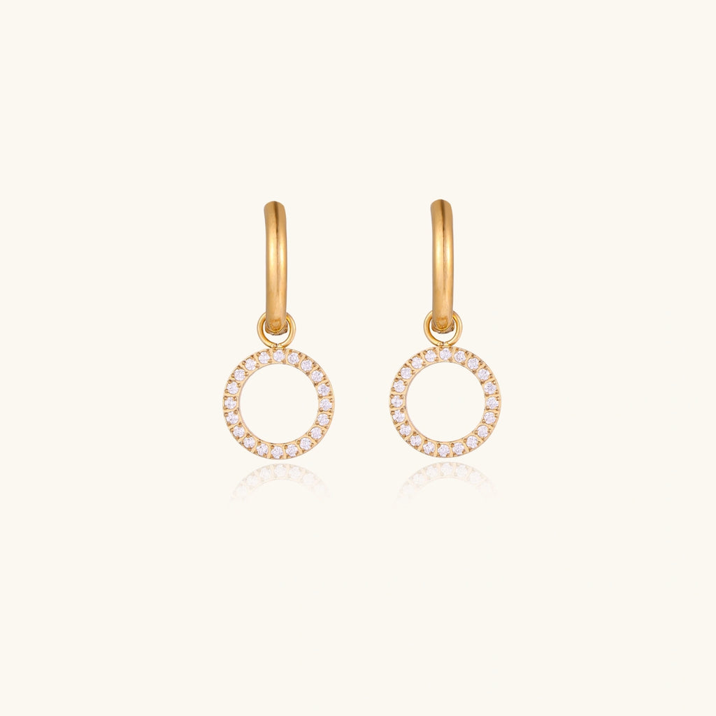 Halo Circle Hoops | 3EyeJewEls