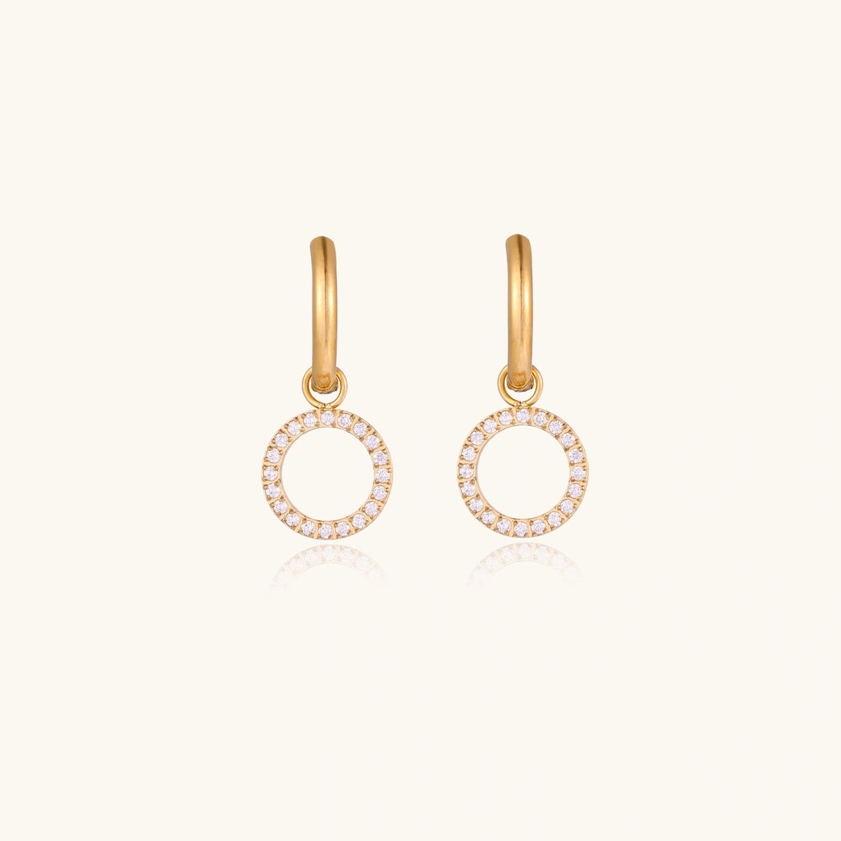 Halo Circle Hoops | 3EyeJewEls