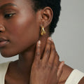 Sculpted Drop Earrings | 3EyeJewEls